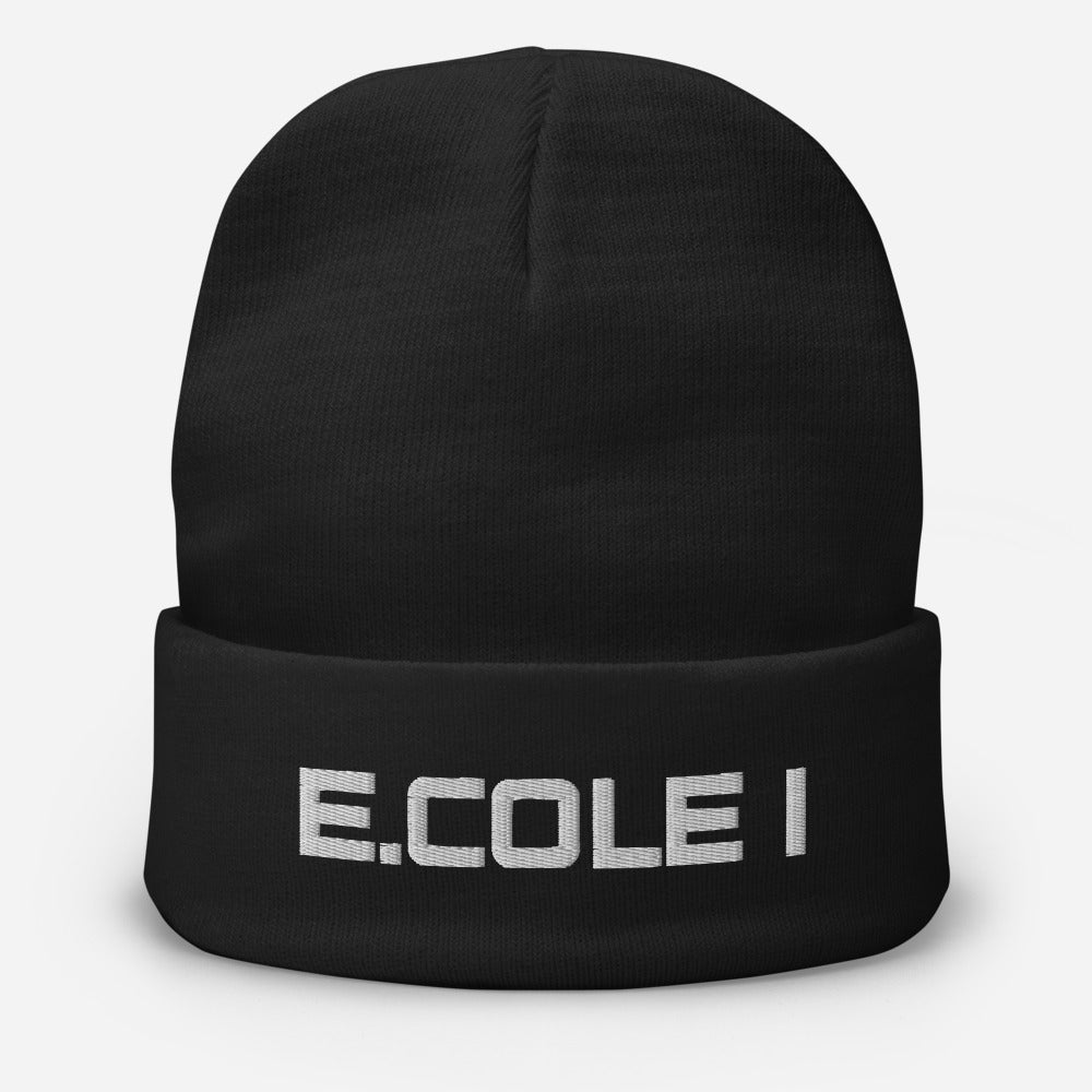 E.Cole I Embroidered Beanie